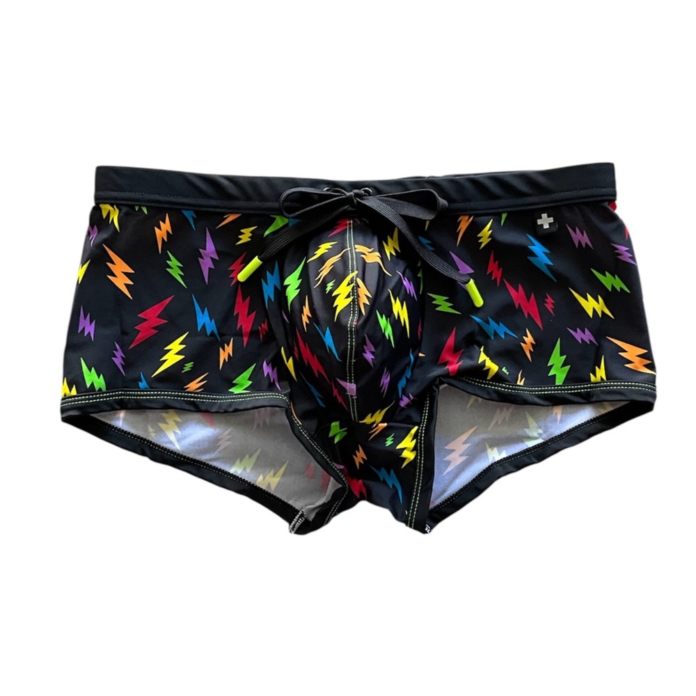 AC Swim Brief ~ Lightning Pride Trunk - Picture 3 of 6